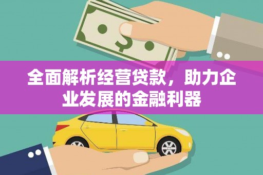 射洪全面解析经营贷款，助力企业发展的金融利器