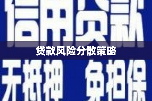 射洪贷款风险分散策略