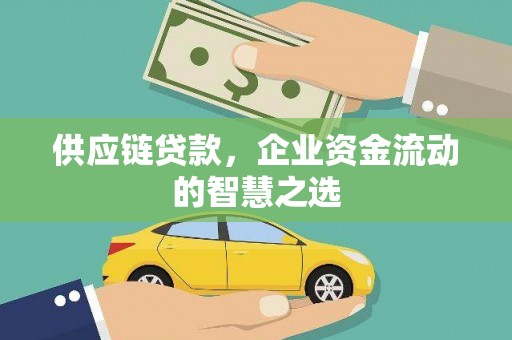 射洪供应链贷款，企业资金流动的智慧之选