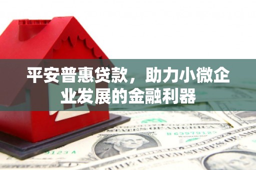 射洪平安普惠贷款，助力小微企业发展的金融利器