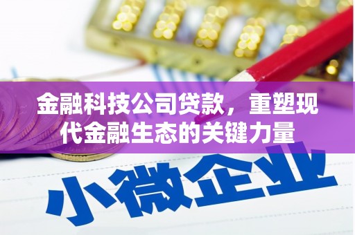 射洪金融科技公司贷款，重塑现代金融生态的关键力量