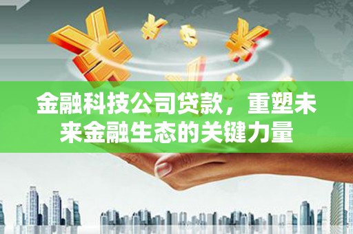 射洪金融科技公司贷款，重塑未来金融生态的关键力量