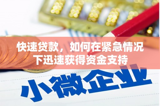射洪快速贷款，如何在紧急情况下迅速获得资金支持