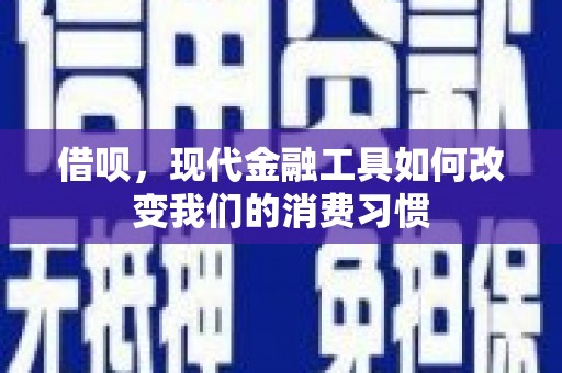 射洪借呗，现代金融工具如何改变我们的消费习惯