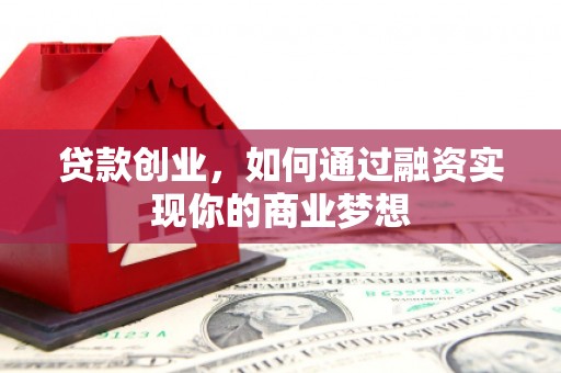 射洪贷款创业，如何通过融资实现你的商业梦想