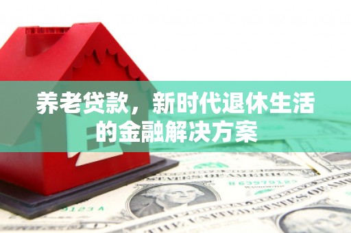 射洪养老贷款，新时代退休生活的金融解决方案