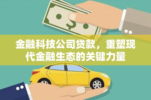 射洪金融科技公司贷款，重塑现代金融生态的关键力量