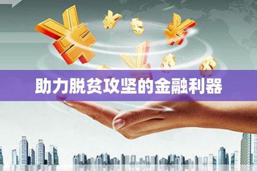 射洪助力脱贫攻坚的金融利器