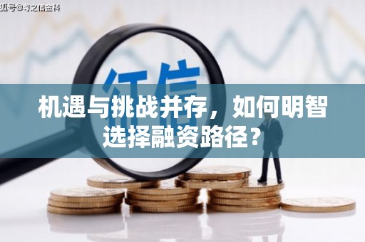 射洪机遇与挑战并存，如何明智选择融资路径？