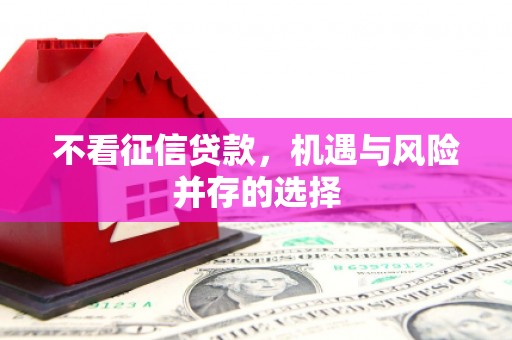 射洪不看征信贷款，机遇与风险并存的选择